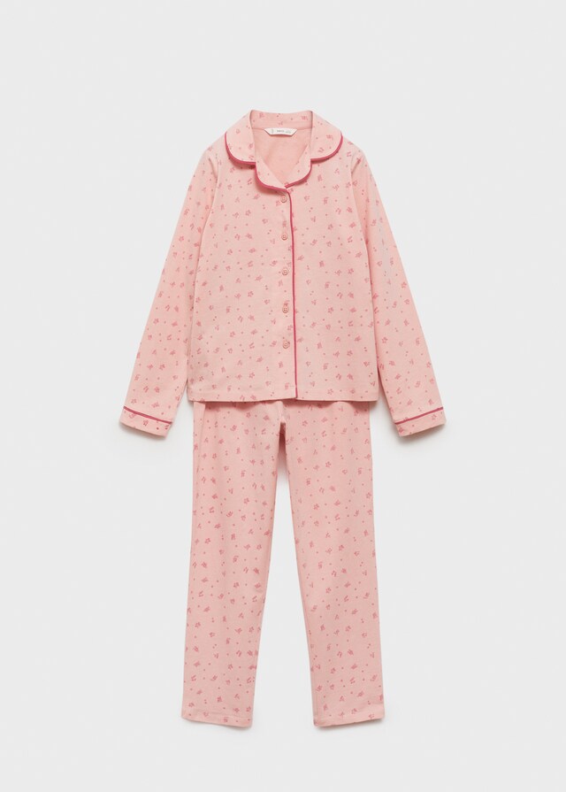 mango Pijama largo algodón