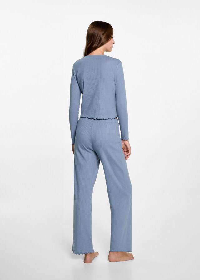 Mango Pijama Largo Canalé