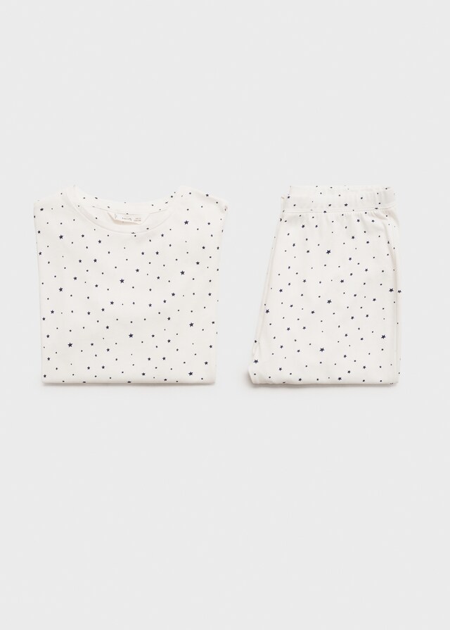 Mango Pijama Largo Estampado Estrellas