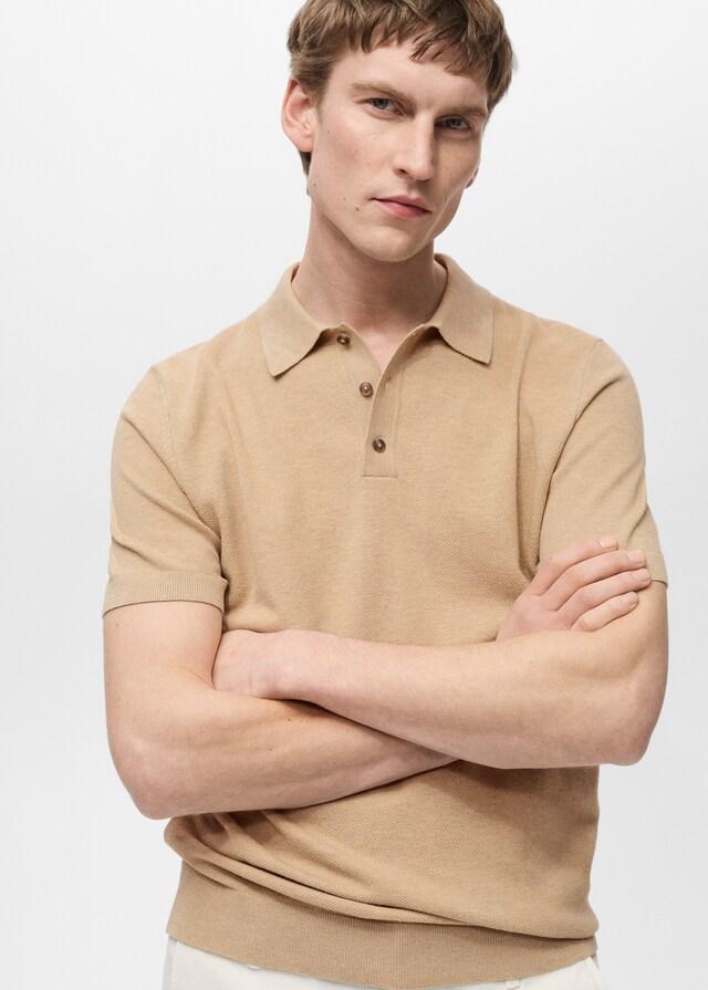 Mango Polo Punto Estructura Slim Fit
