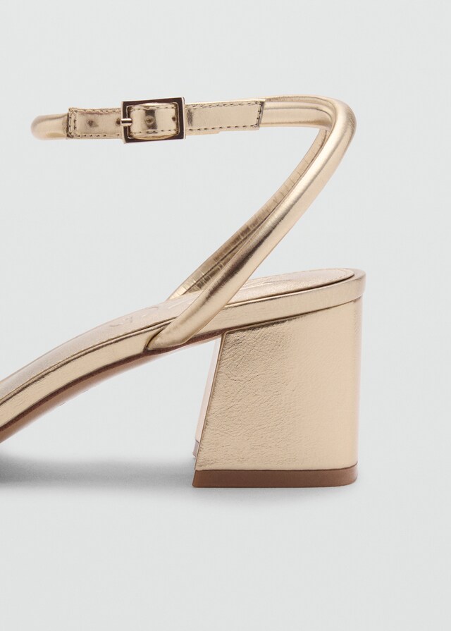 Mango Sandalia Tiras Nudo