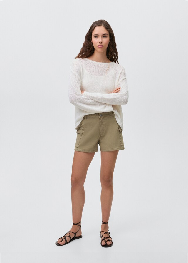 Mango Short Cargo Algodón