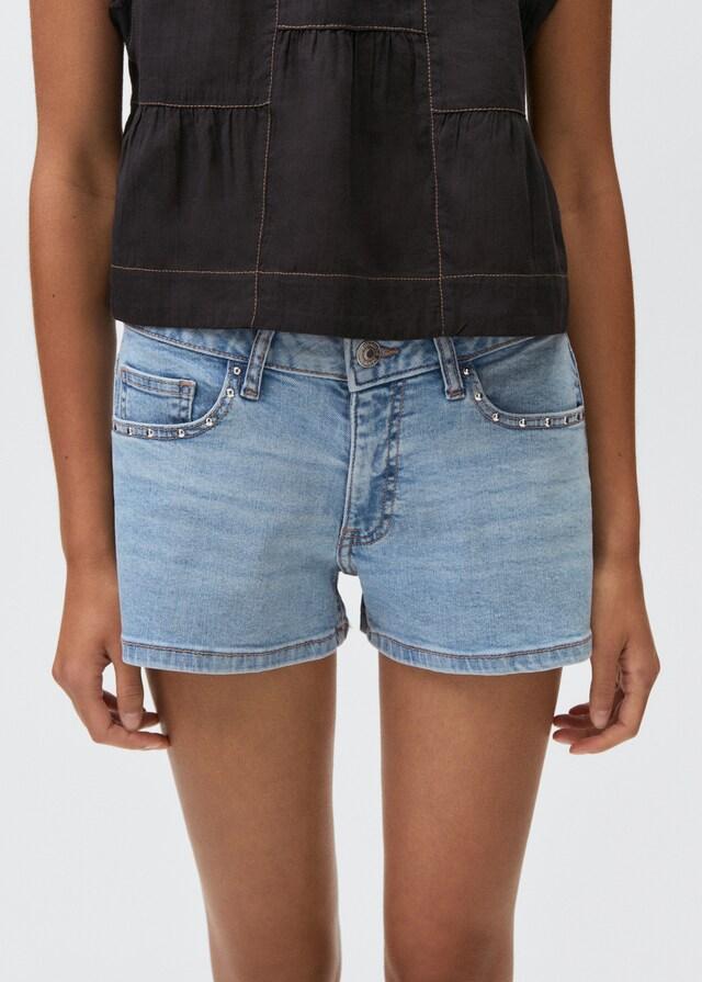 Mango Short Vaquero Tachuelas
