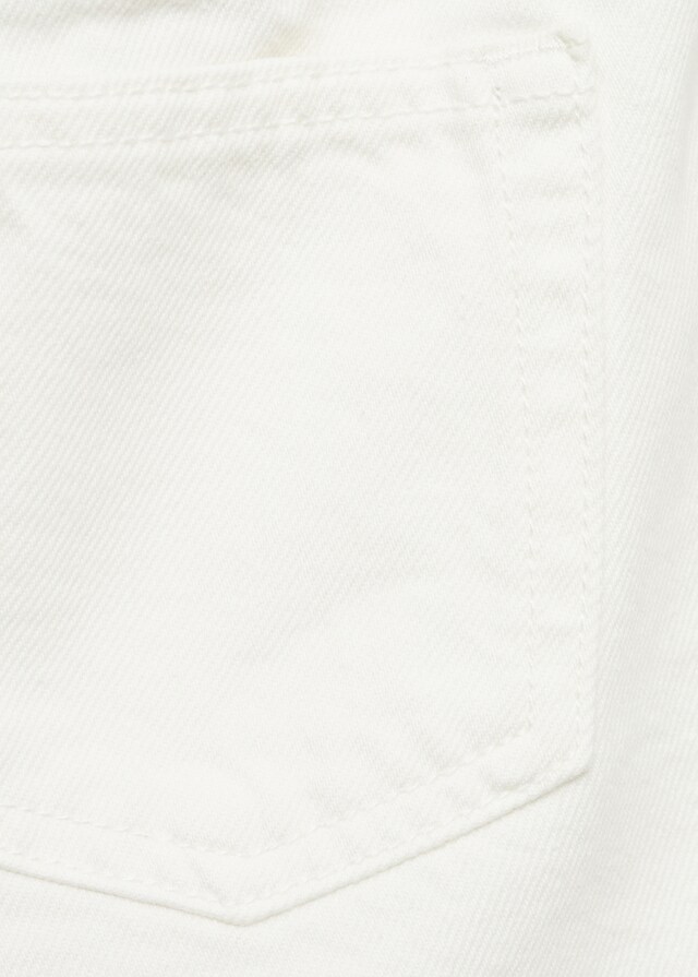 Mango Shorts Algodón Tiro Alto