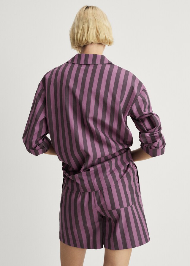 Mango Shorts Raya Tejida Bicolor