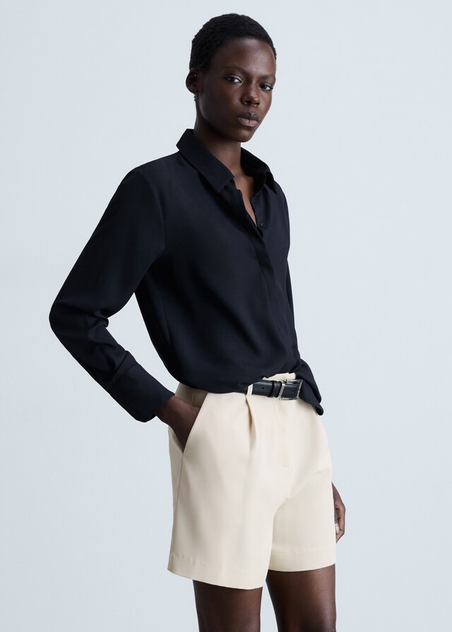 Mango Shorts Traje Tiro Alto