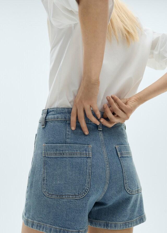 Mango Shorts Vaqueros Bolsillos