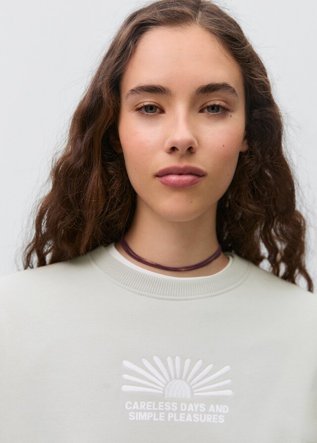 Mango Sudadera Algodón Estampada