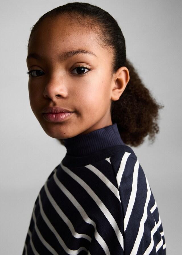 Mango Sudadera Algodón Rayas