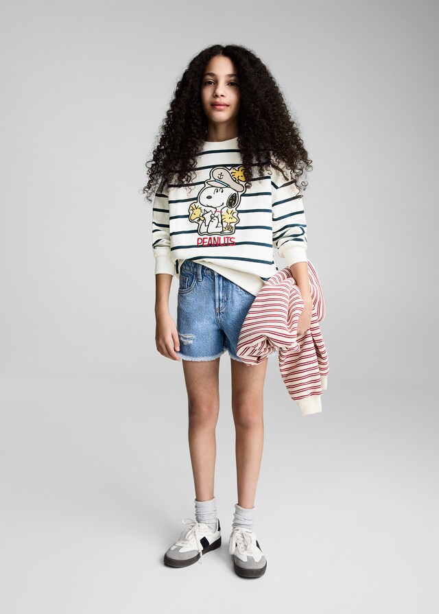 Mango Sudadera Snoopy Algodón