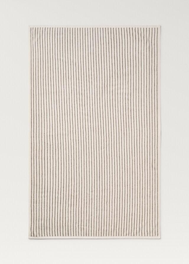 Mango Toalla Baño Raya Bicolor