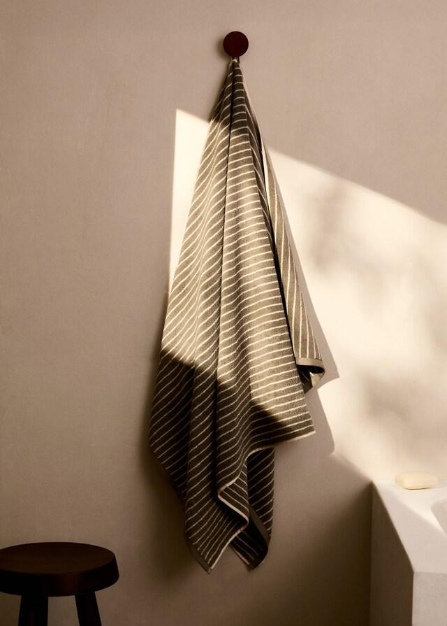 mango Toalla baño raya bicolor