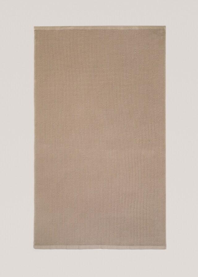 Mango Toalla Baño Waffle Lavado