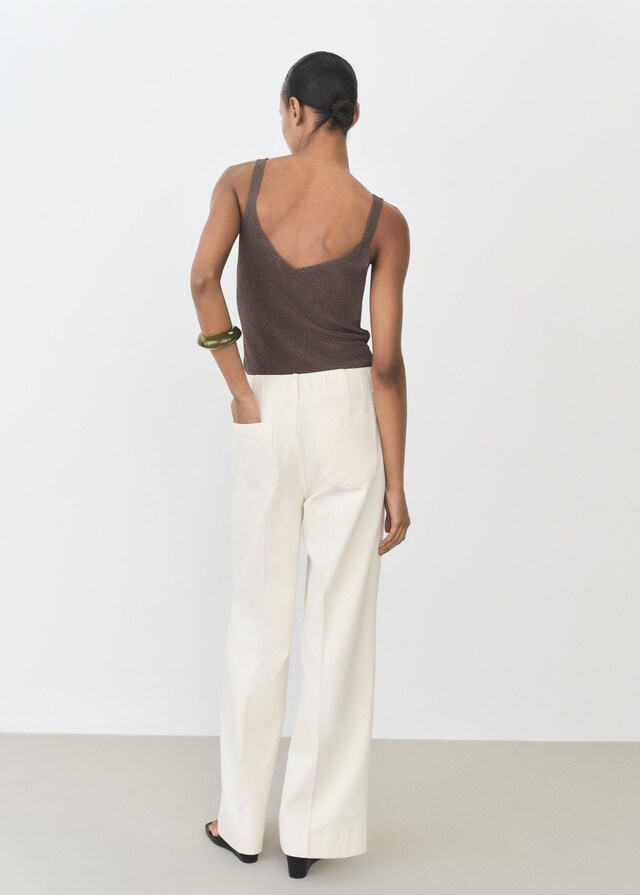 Mango Top Punto Lúrex