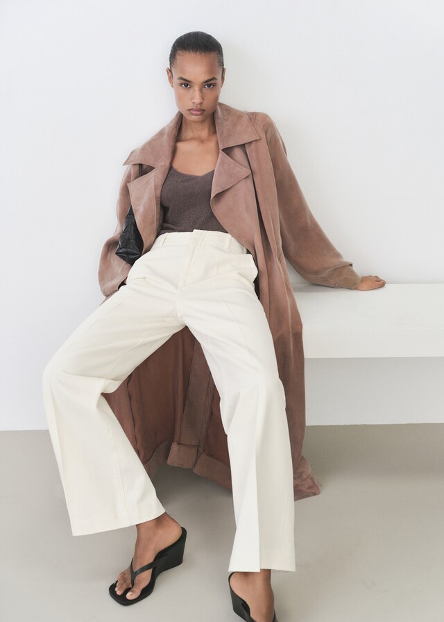 Mango Top Punto Lúrex