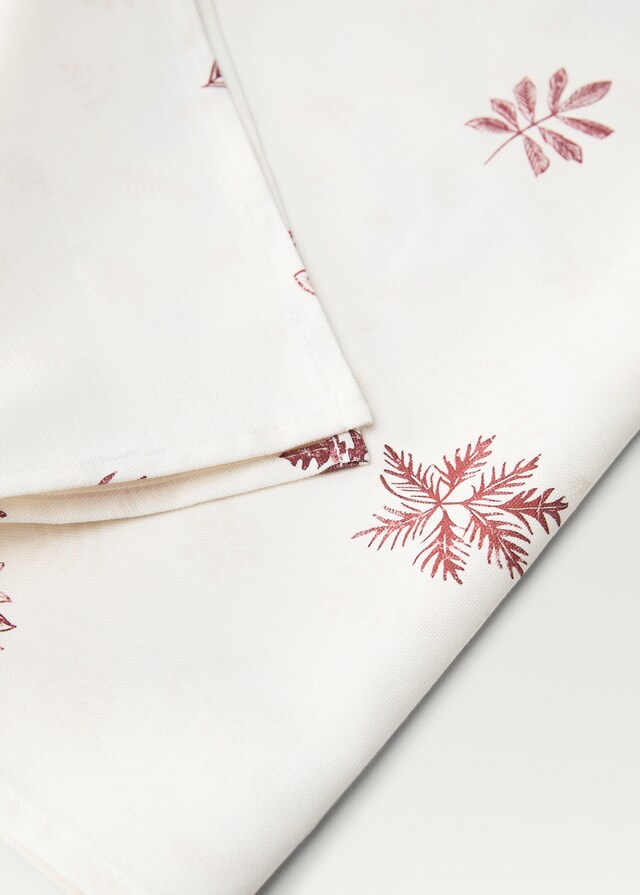 Mango Trapo De Cocina Estampado Hojas