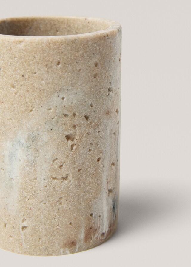 Mango Vaso De Baño Resina Efecto Mármol