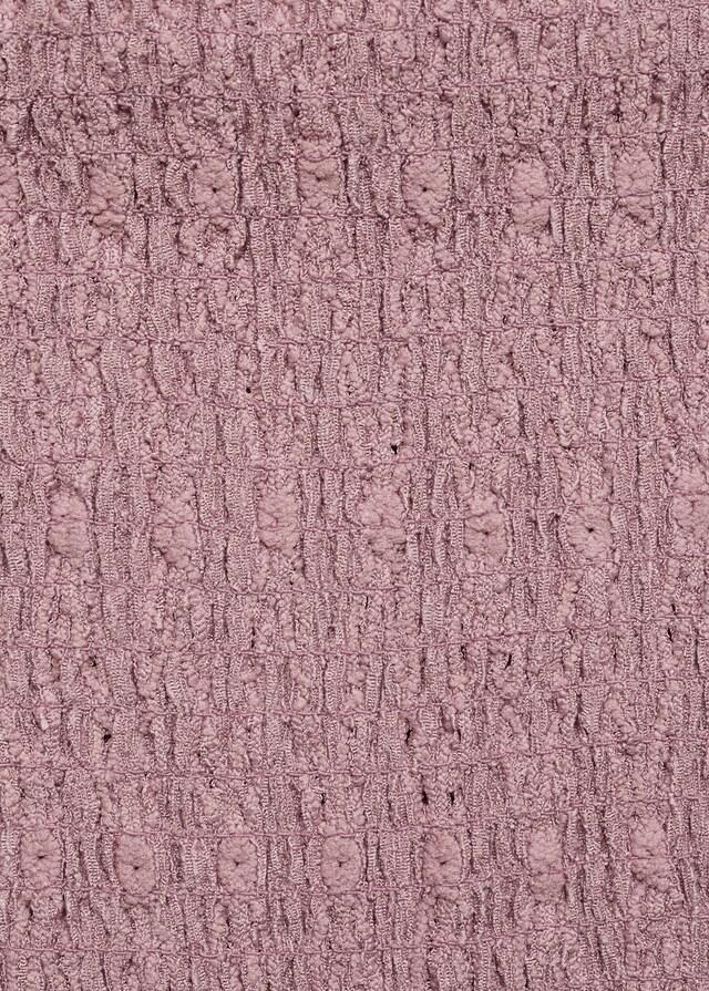 Mango Vestido Corto Fruncido Bajo Volantes