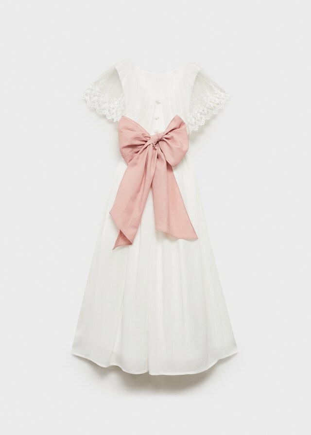 Mango Vestido Detalles Bordados