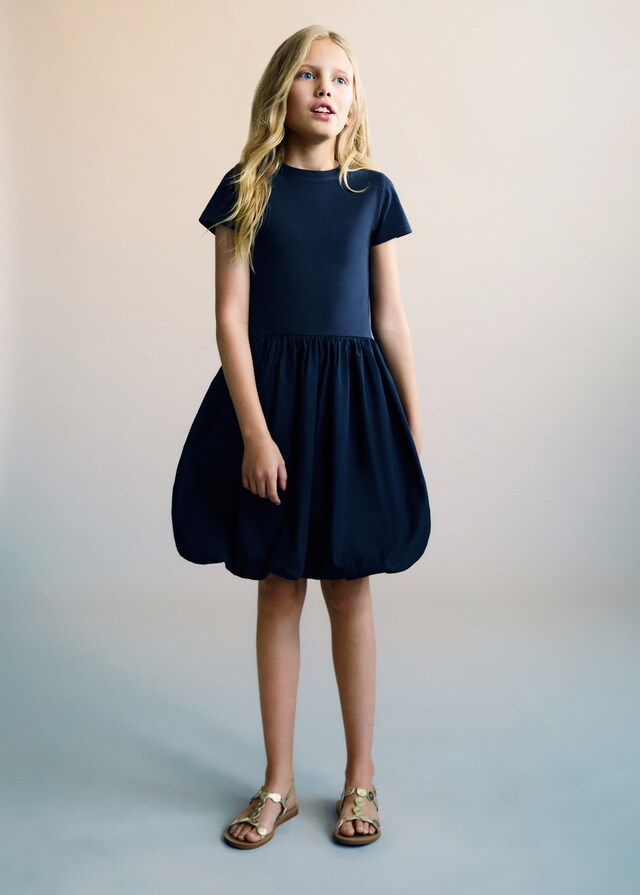 Mango Vestido Falda Globo