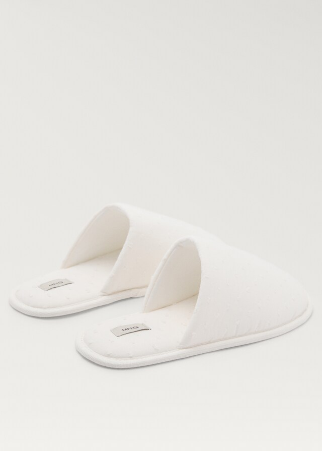 Mango Zapatillas Algodón Waffle