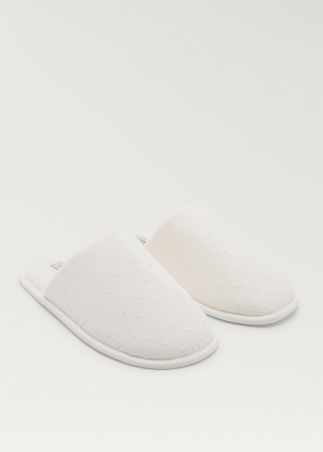 mango Zapatillas algodón waffle