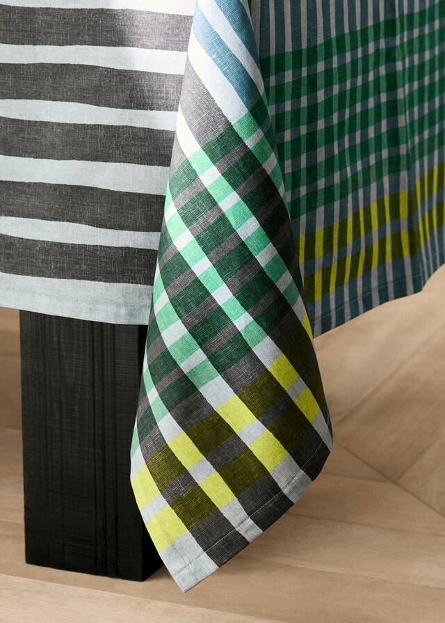 Mango Mantel Algodón Estampado Multicolor 6 A 8 Comensales