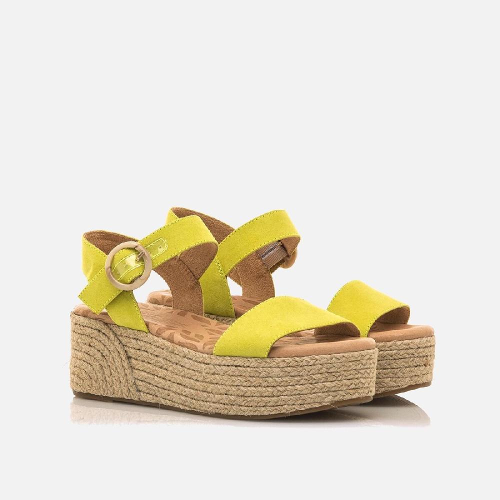 mtng Compra AMAD Amarillo 56643 Mujer Calzado Sandalias De CuñA