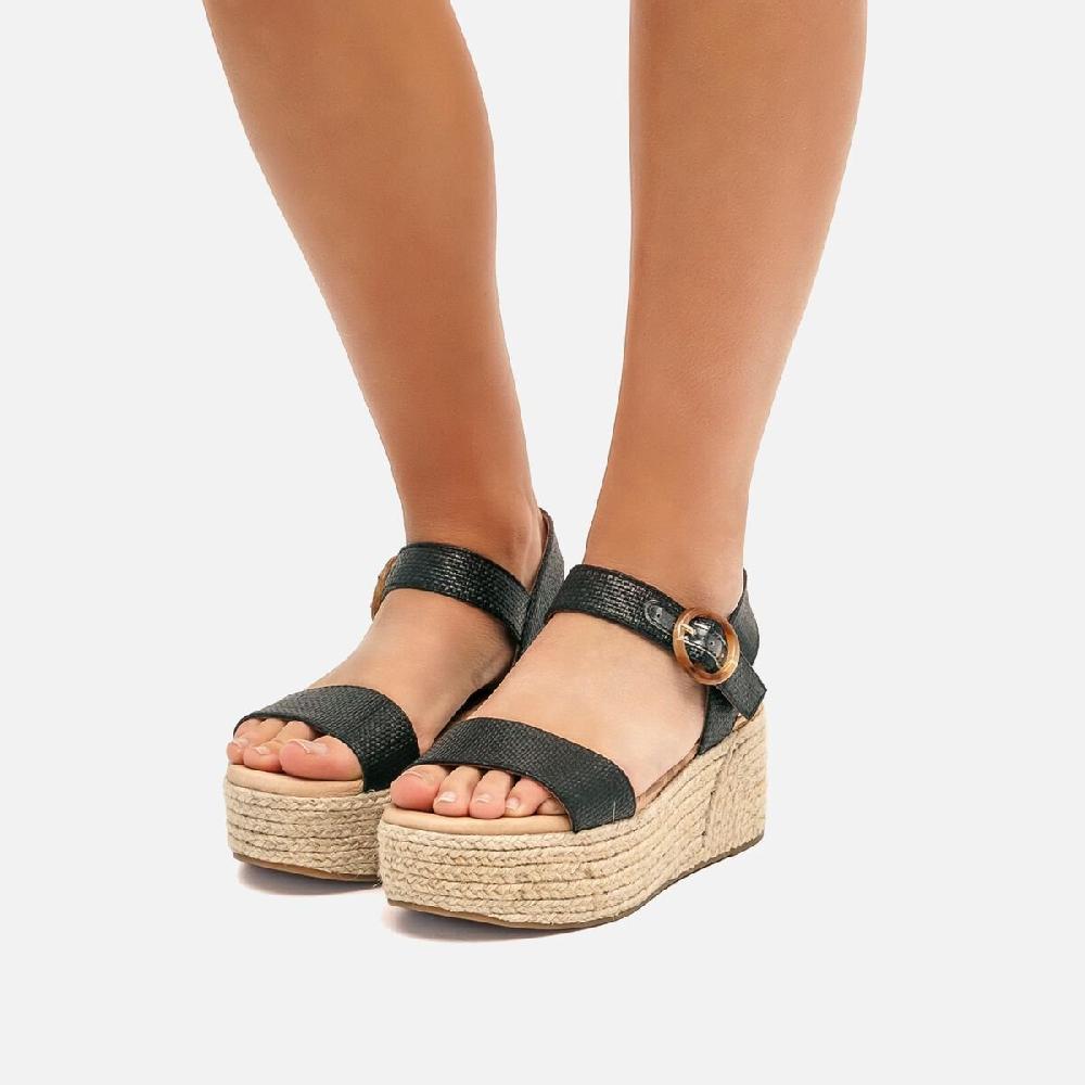 mtng Compra AMAD Negro 56645 Mujer Calzado Sandalias De CuñA