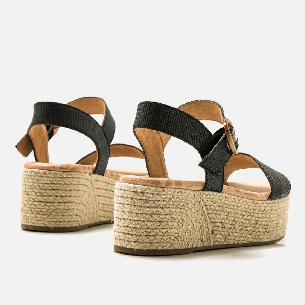 mtng Compra AMAD Negro 56645 Mujer Calzado Sandalias De CuñA