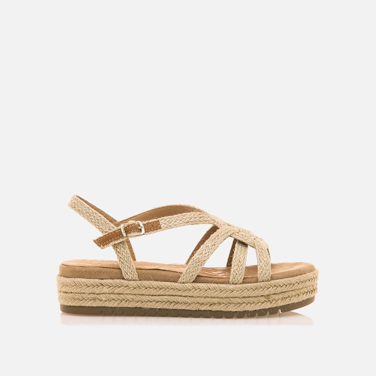 mtng Compra AMELIE beige 56763 Mujer Calzado Sandalias De CuñA