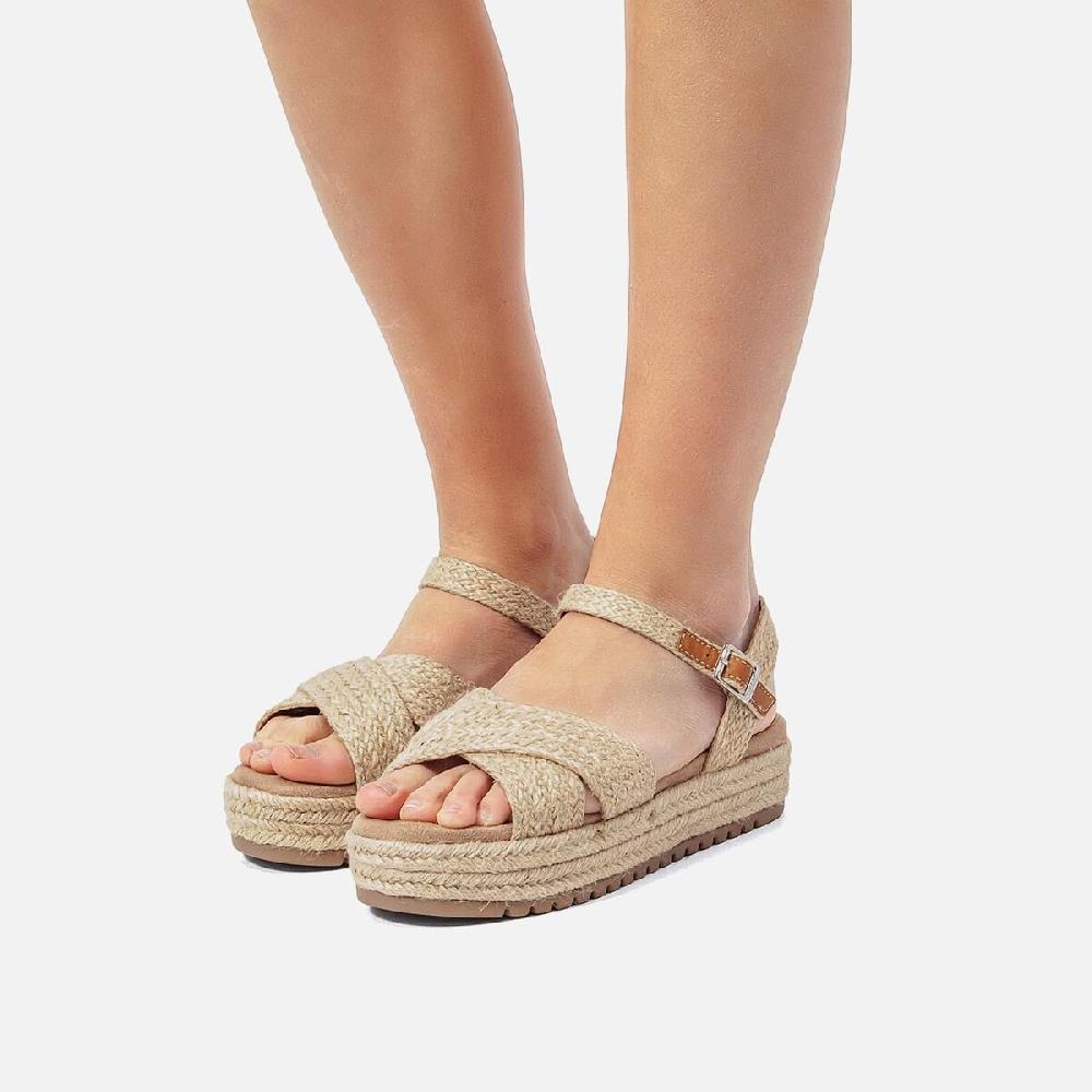 mtng Compra AMELIE Beige 56767 Mujer Calzado Sandalias De CuñA