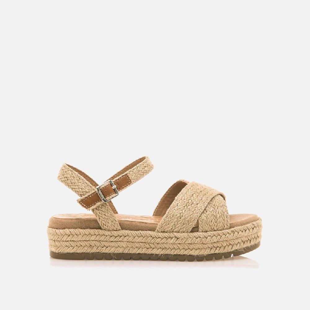 mtng Compra AMELIE beige 56767 Mujer Calzado Sandalias De CuñA