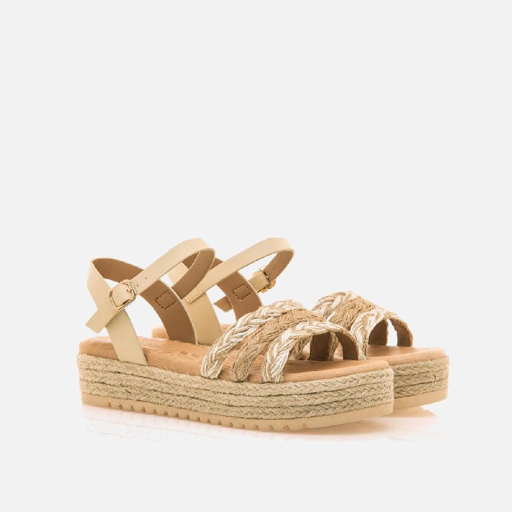 mtng Compra AMELIE Beige 57502 Mujer Calzado Sandalias De CuñA