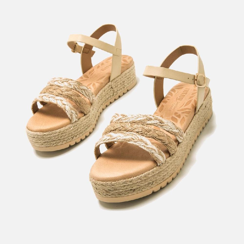 mtng Compra AMELIE Beige 57502 Mujer Calzado Sandalias De CuñA