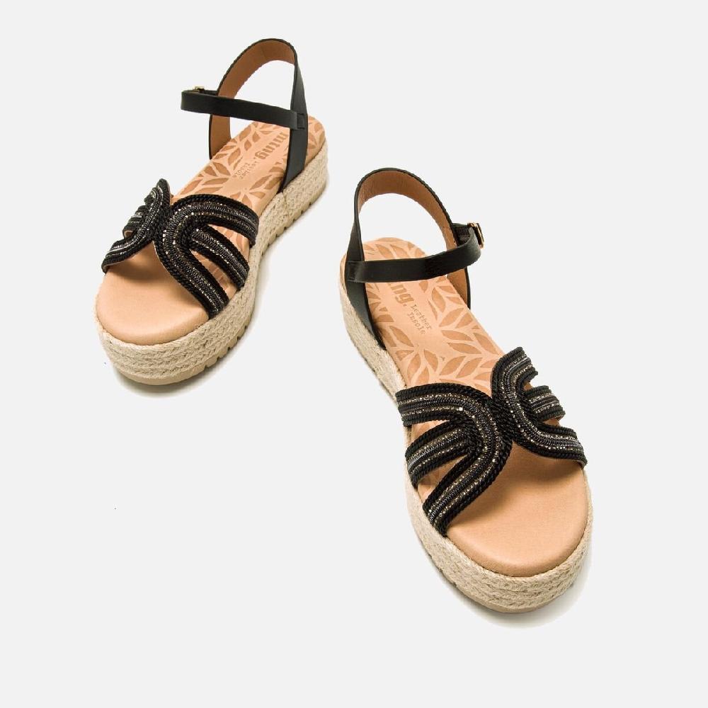 mtng Compra AMELIE Negro 59625 Mujer Calzado Sandalias De CuñA