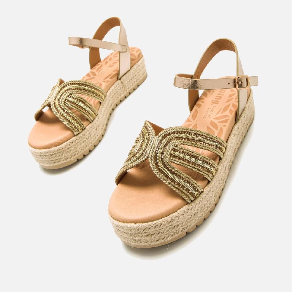 mtng Compra AMELIE Oro 59624 Mujer Calzado Sandalias De CuñA