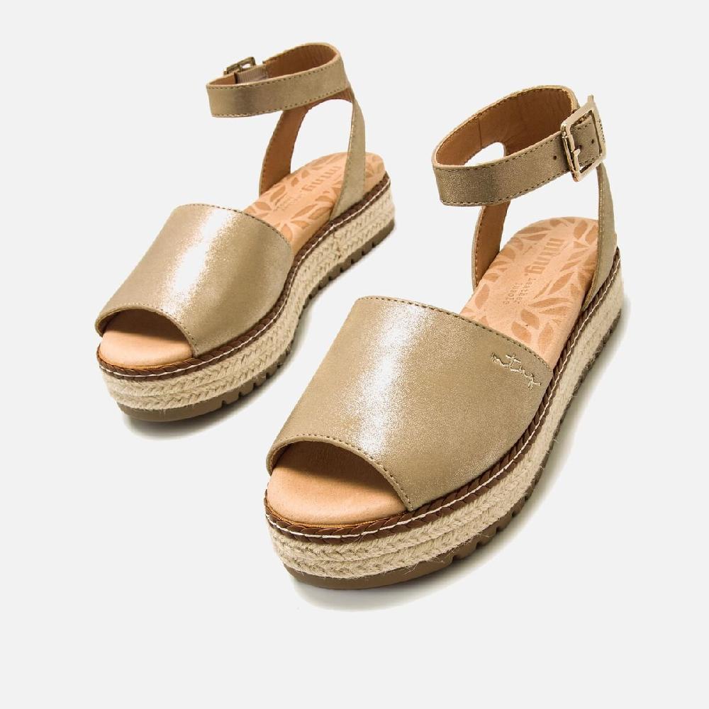 mtng Compra AMELIE Oro 59627 Mujer Calzado Sandalias De CuñA