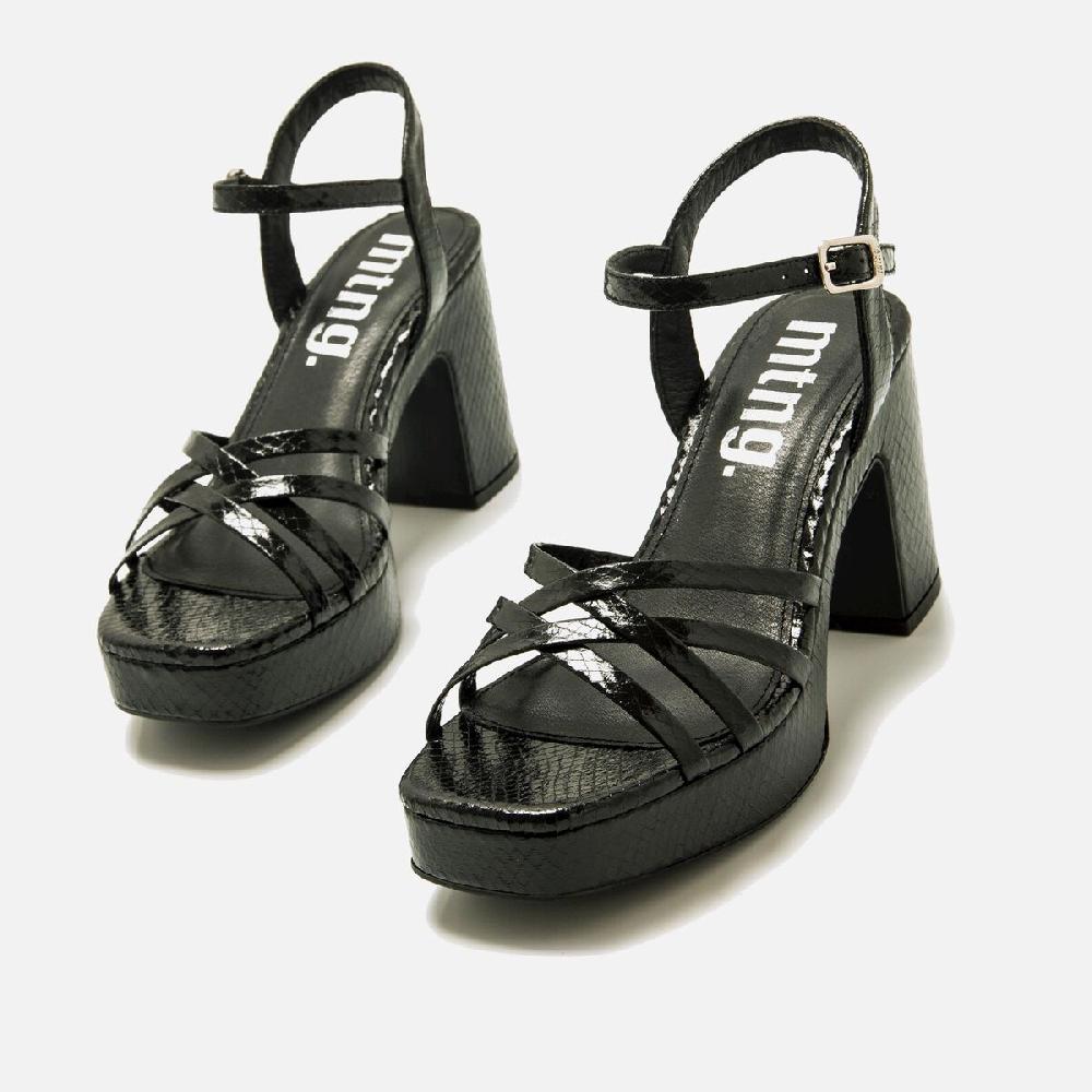 mtng Compra BRITT Negro 56544 Mujer Calzado Sandalias De TacóN