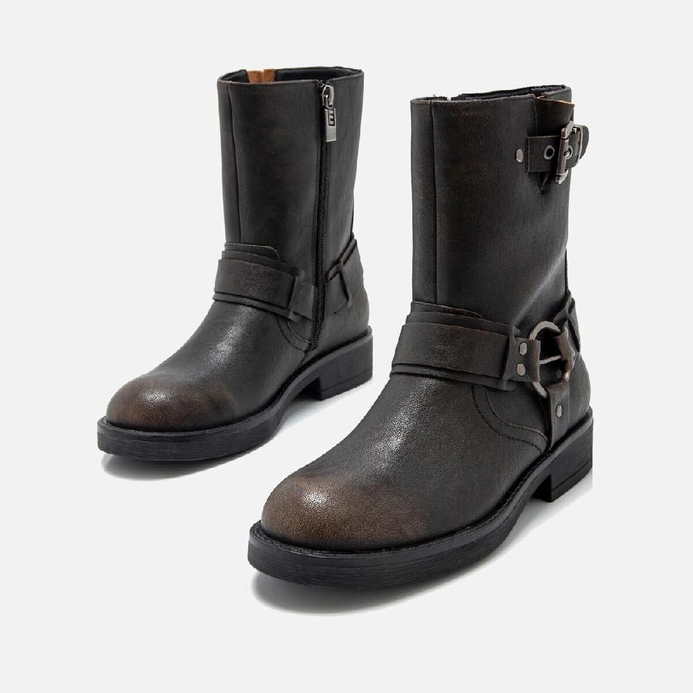 mtng Compra BRUNA Marron 58226 Mujer Calzado Botines Planos