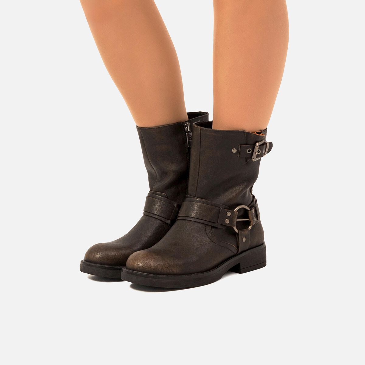 mtng Compra BRUNA Marron 58226 Mujer Calzado Botines Planos