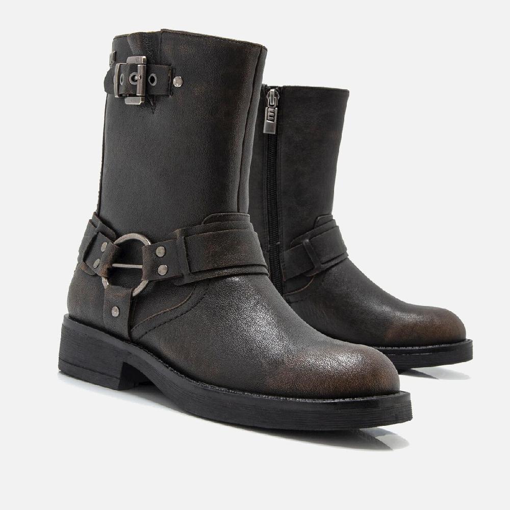 mtng Compra BRUNA Marron 58226 Mujer Calzado Botines Planos