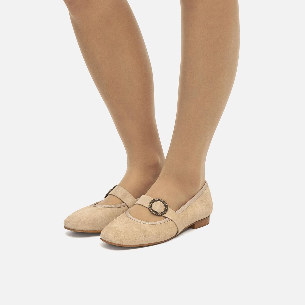 mtng Compra CAMILLE Beige 55179 Mujer Calzado Zapatos Planos