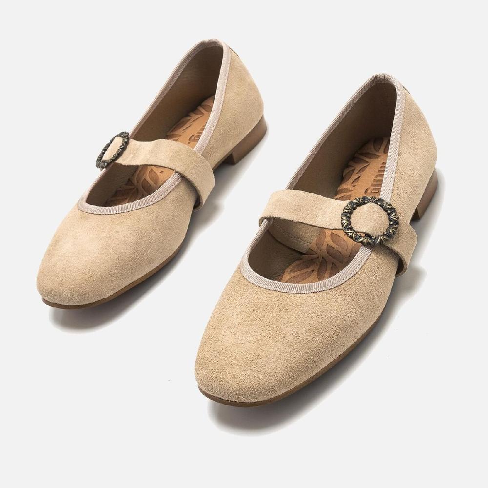 mtng Compra CAMILLE Beige 55179 Mujer Calzado Zapatos Planos