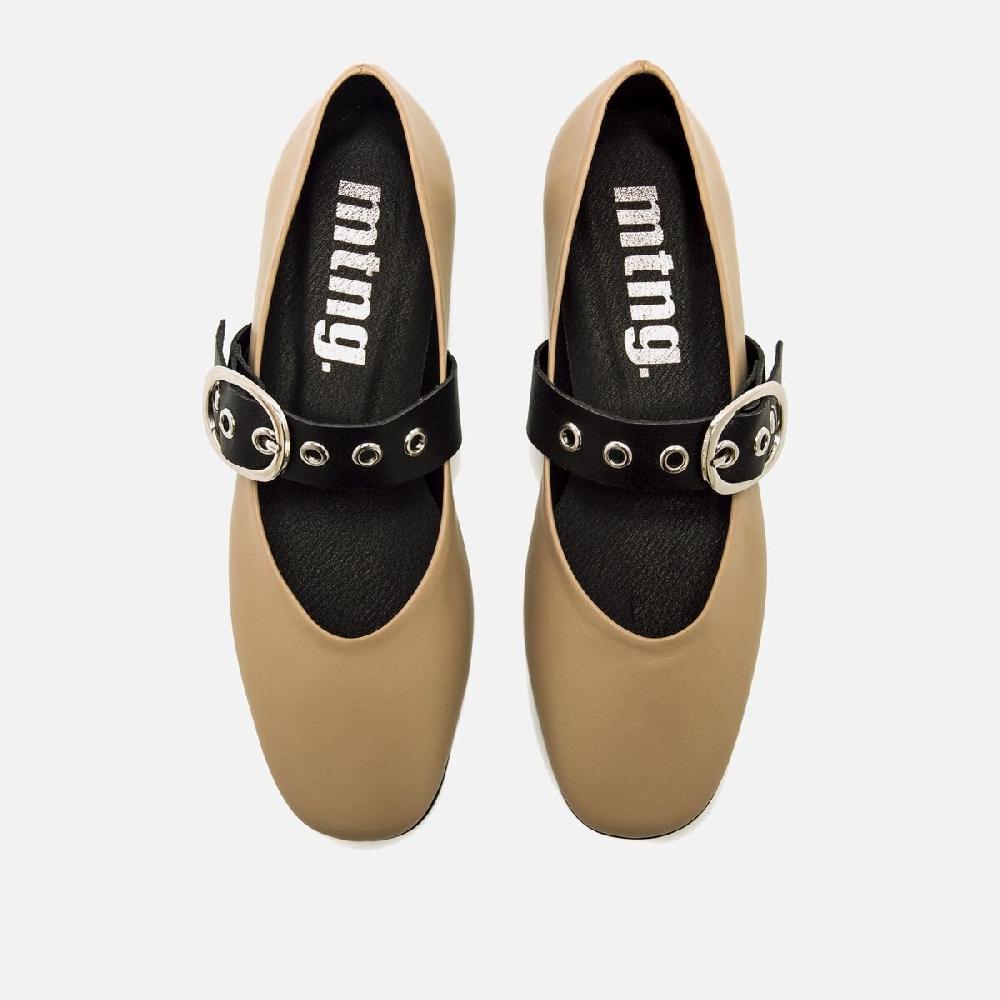 mtng Compra CAMILLE Beige 60134 Mujer Calzado Zapatos Planos