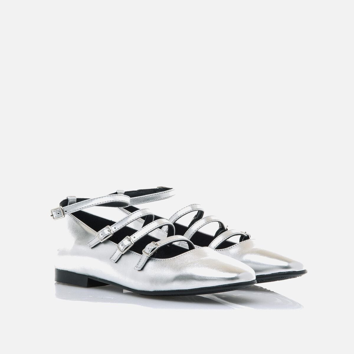 mtng Compra CAMILLE Plata 57689 Mujer Calzado Zapatos Planos