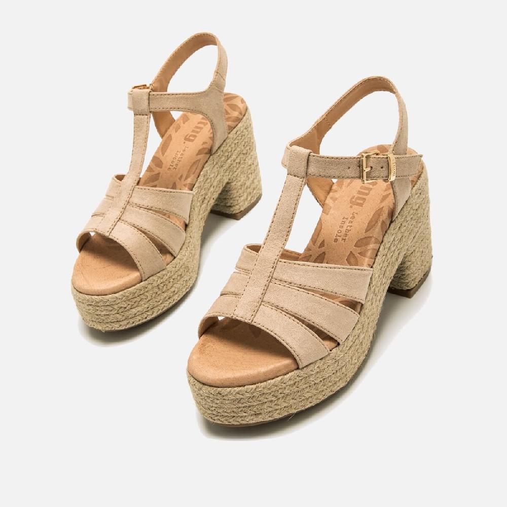 mtng Compra COURTNEY Beige 56913 Mujer Calzado Sandalias De TacóN