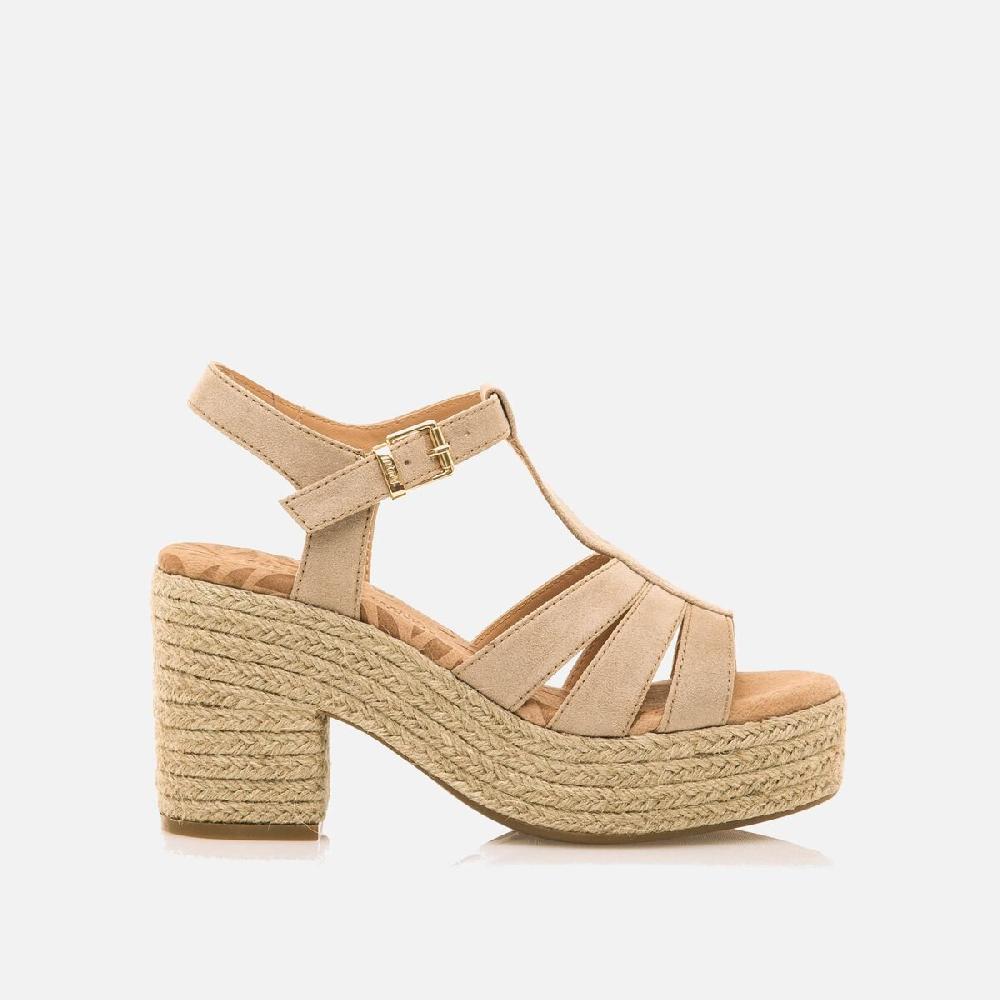 mtng Compra COURTNEY beige 56913 Mujer Calzado Sandalias De TacóN