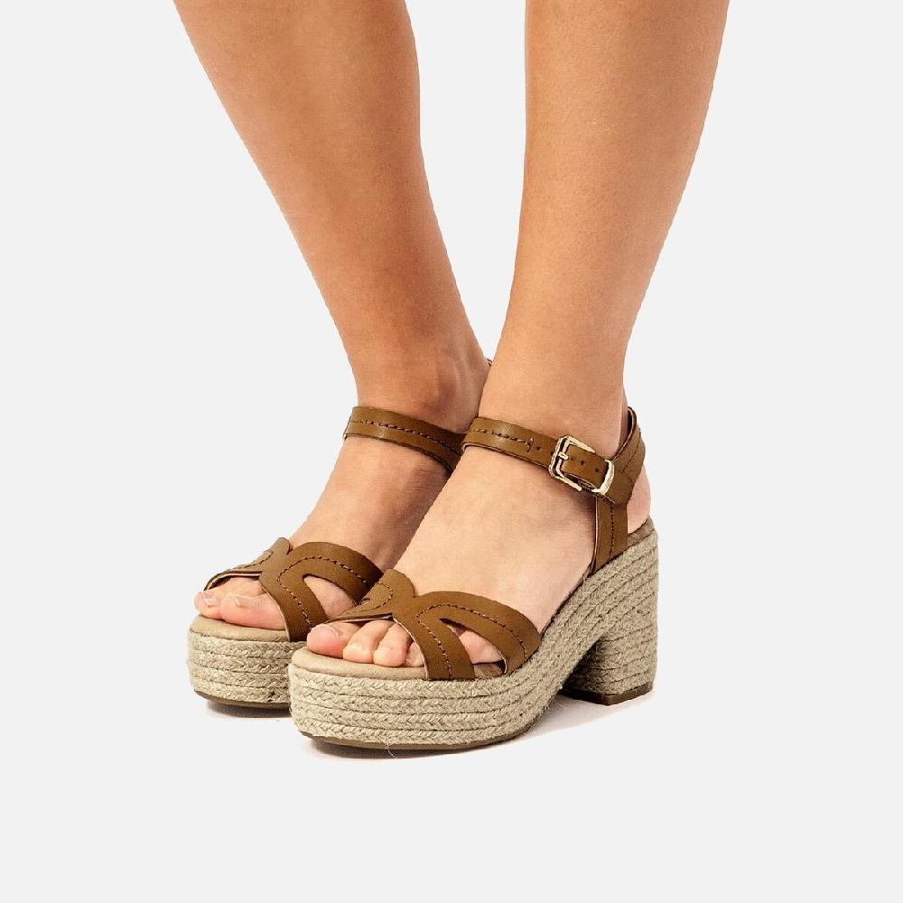 mtng Compra COURTNEY Marron 56907 Mujer Calzado Sandalias De TacóN