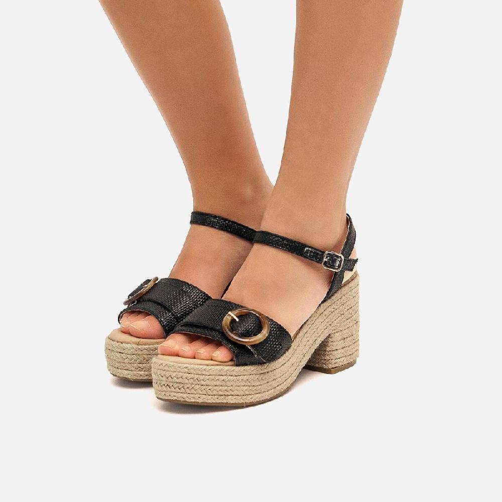 mtng Compra COURTNEY Negro 56921 Mujer Calzado Sandalias De TacóN